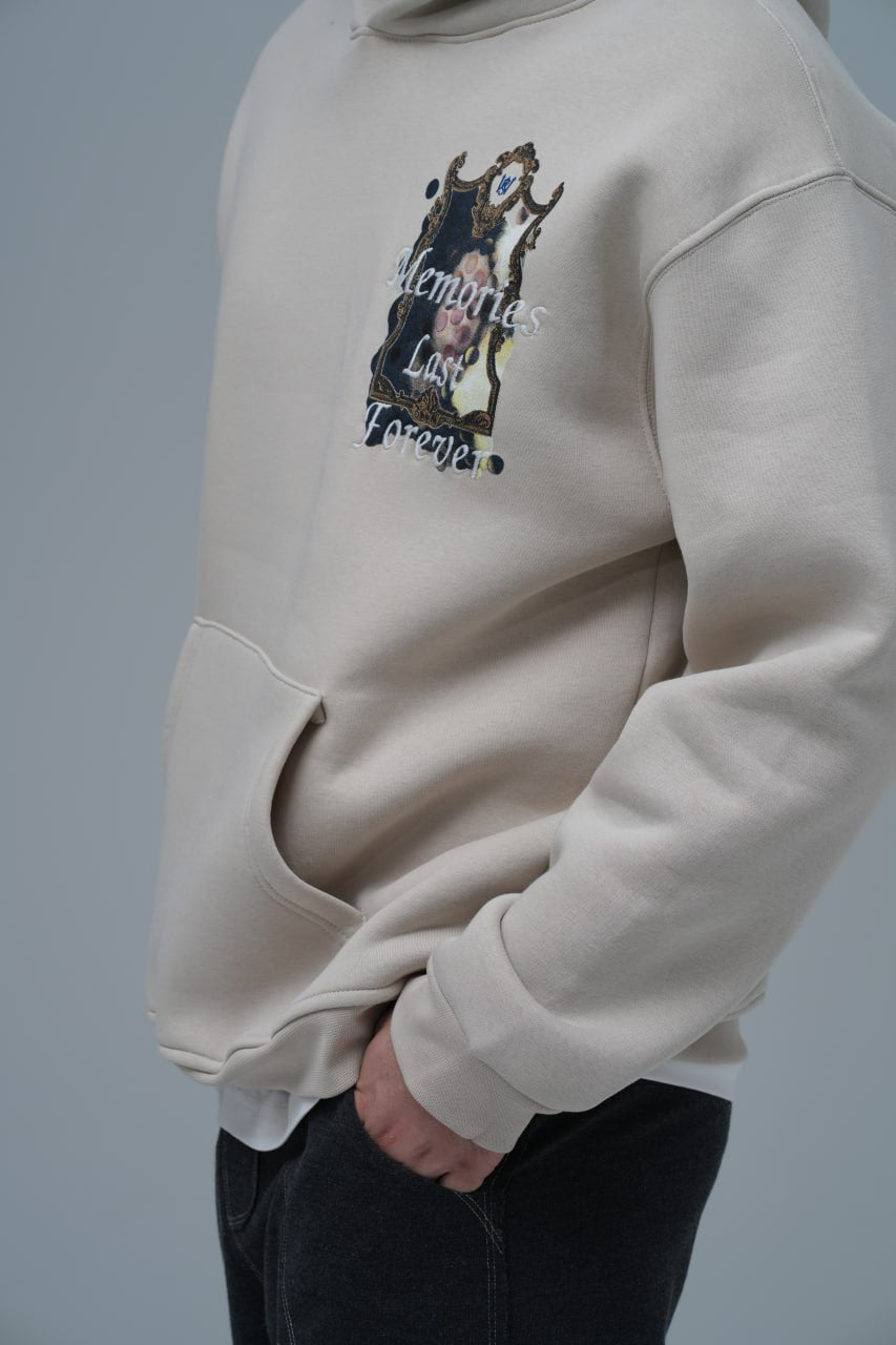 "Memories Last Forever" Surrealist Graphic Hoodie