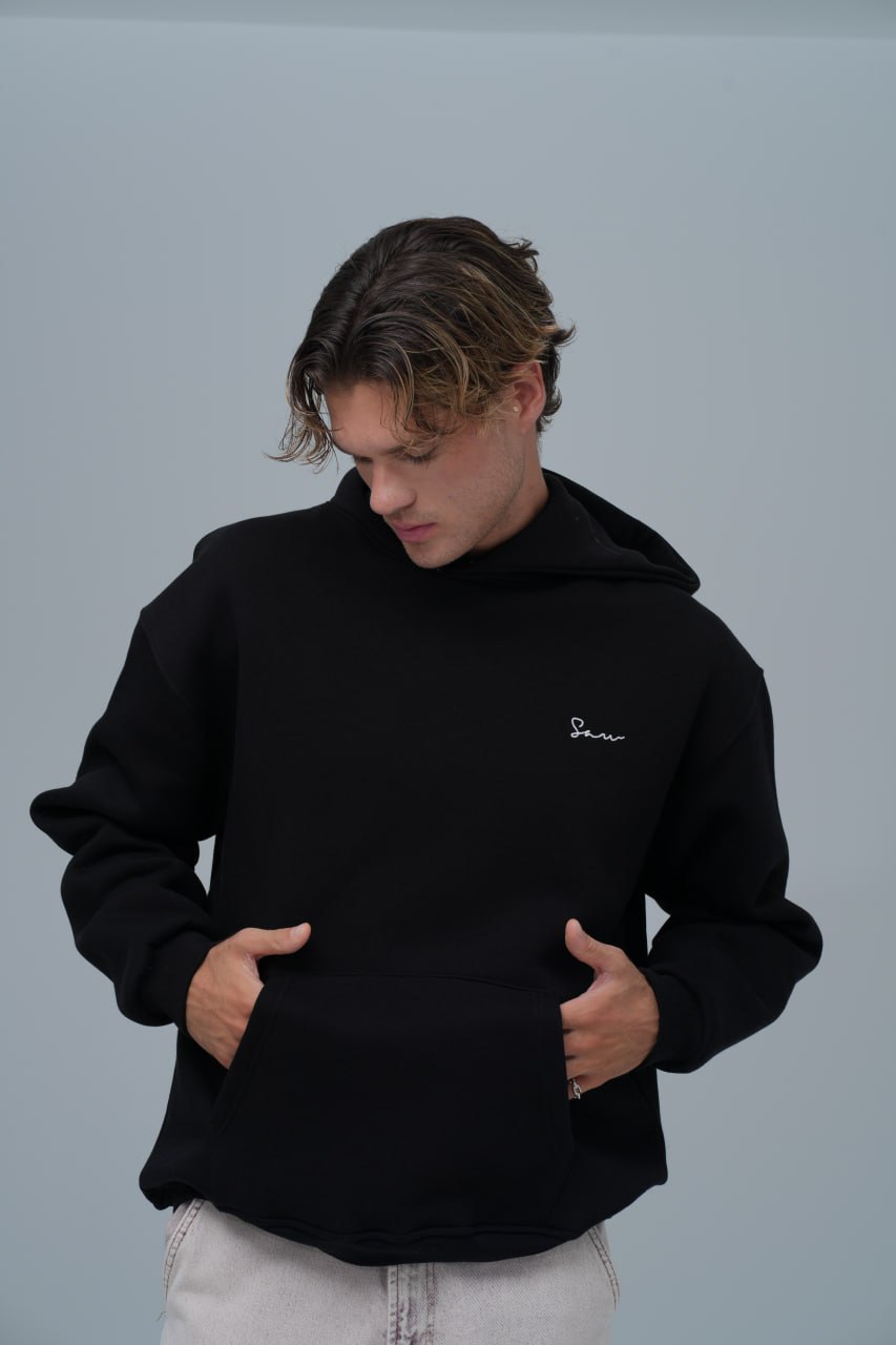 "Saw" Tapestry Appliqué Hoodie